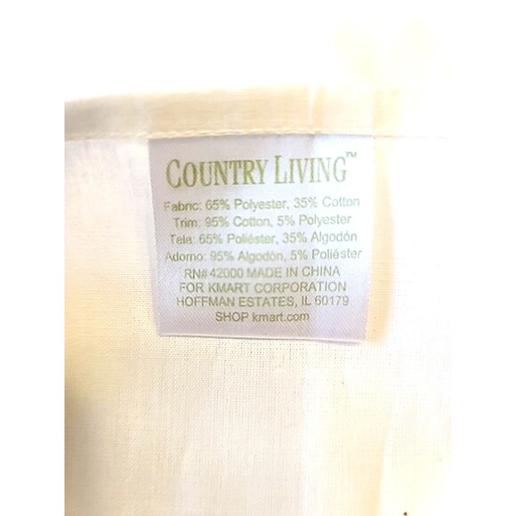 Set Of 4 NWOT  Vintage COUNTRY Living Crochet Napkins Cream 18 X 18 - Picture 5 of 6